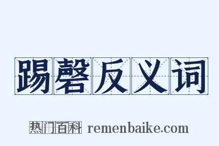 踢磬反义词是什么意思的图片